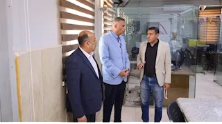 جولة تفقدية لمحافظ جنوب سيناء بالمركز التكنولوجي لخدمة المواطنين (صور)