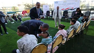 محافظ الجيزة يزور دار الأيتام وكبار السن بالعجوزة