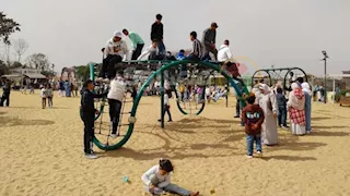 إقبال كبير على حديقة الأزهر.. والأطفال أبطال المشهد في عيد الفطر 2026