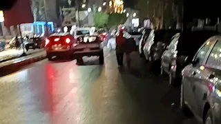 فسحة العيد تحت المطر.. موجة برد شديدة تضرب المنيا ليلاً - فيديو وصور 