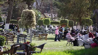 إقبال كثيف على حديقة الحرية بالزمالك في ثالث أيام عيد الفطر