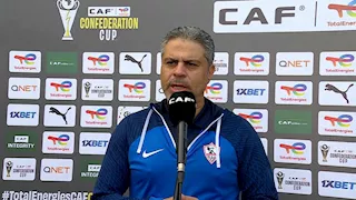 "لصالحنا على الورق".. معتمد جمال يتحدث عن مباراة الزمالك وأوتوهو في كأس الكونفدرالية 