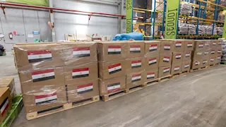 مصر ترسل 1000 طن مساعدات عاجلة إلى لبنان لدعم النازحين