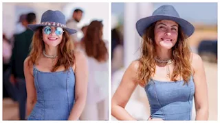 "فستان قصير وجريء"..أحدث ظهور لـ هيدي كرم والجمهور يغازلها (صور)