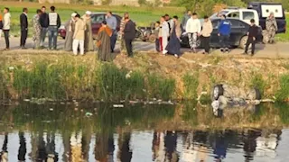 مات داخلها 4 أشخاص.. تفاصيل سقوط سيارة في ترعة المريوطية