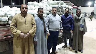 ضبط 6 أطنان سكر تمويني محظور تداوله خلال حملة بسوهاج