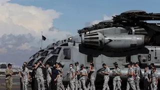 على متنها 3500 جندي.. القيادة المركزية الأمريكية تعلن وصول السفينة تريبولي إلى المنطقة 