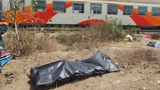 مصرع شخص صدمه قطار أثناء عبور السكة الحديد في شبين القناطر