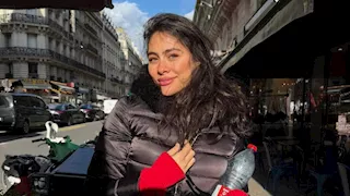 برفقة زوجها.. هاجر أحمد توثق رحلتها إلى باريس بصور رومانسية