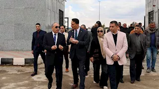 محافظ الإسماعيلية يتفقد البوابة الجديدة للمنطقة الحرة