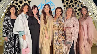 نسرين طافش مع صديقاتها في سحور رمضاني (صور)