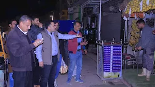 انضباط وإغاثة.. 5 محاضر لمخالفي مواعيد الغلق و6 سيارات لشفط الأمطار بـ "كفر صقر"