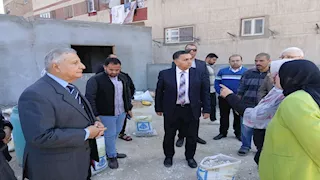 محافظ القليوبية يتفقد إنشاء مكتبة مصر العامة بغرب شبرا الخيمة - صور