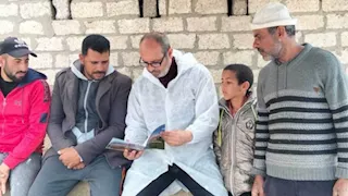 استمرار الحملة القومية لتحصين الماشية ضد الجلد العقدي وجدري الأغنام بالإسماعيلية