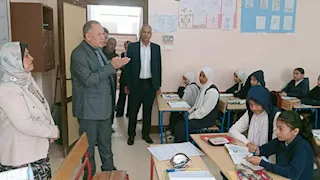 بالصورـ وكيل تعليم أسيوط يتفقد مدارس بني مر لمتابعة برامج علاج ضعف التحصيل