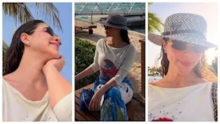 على البحر.. يارا السكري تخطف الأنظار والجمهور: "وجه القمر"