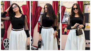 بالصور..هاجر أحمد تتألق في أحدث ظهور لها والجمهور يغازلها