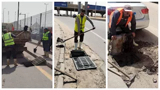 انتشار مكثف لمعدات مياه الشرب بالجيزة لمواجهة موجة الأمطار