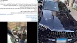 كشف ملابسات فيديو خناقة سيارة تحمل شعار البرلمان بمصر الجديدة