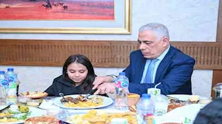 النائب العام يستقبل أطفال مستشفى 57357 على مأدبة إفطار بمناسبة شهر رمضان