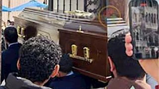 صور.. تشييع جثمان زوج الفنانة نور من كنيسة القديس كيرلس بمصر الجديدة 