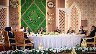 الرئيس السيسي يحضر إفطار الأكاديمية العسكرية المصرية