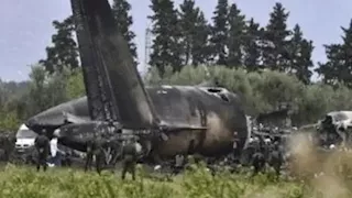 تحطم طائرة نقل عسكرية جزائرية بعد لحظات من إقلاعها