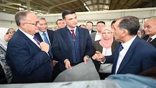 وزير الصناعة يتفقد مدينة الجلود بالروبيكي لمتابعة سير العمل 