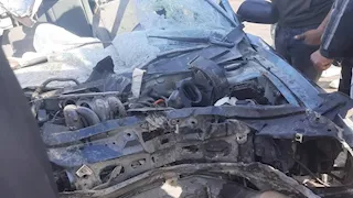 "راح السند والضنا".. "محامي دسوق" يفقد أمه وطفله في حادث على الطريق الساحلي