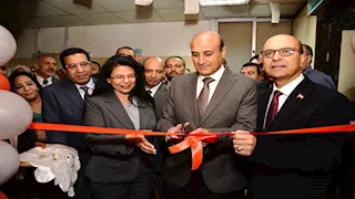 محافظ أسيوط يفتتح عيادة اليوم الواحد للأطفال بالمعهد الجنوبي للأورام (صور)