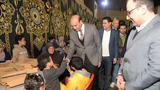 بالصور.. محافظ أسيوط يشارك ذوي الهمم وأسرهم الإفطار الرمضاني