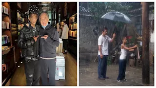 16 عاما بين الصورتين|جاكي شان وجايدن سميث يتصدران التريند.. ما القصة؟