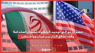 مصر تدعو إلى توحيد الجهود  لضمان استدامة وقف إطلاق النار بين إيران وواشنطن