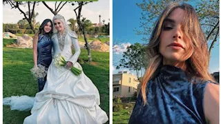 هاجر السراج تحتفل بزفاف شقيقتها وسط الأهل والأصدقاء