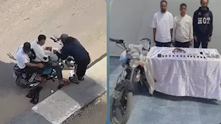 سقوط متهمين بترويج المخدرات على دراجة نارية بالإسماعيلية