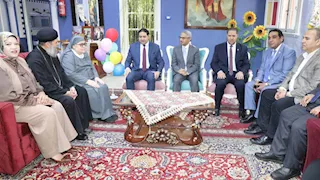 محافظ بني سويف يشارك أطفال "صديقات الكتاب المقدس" احتفالات القيامة