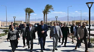  كواليس زيارة محافظ جنوب سيناء لجامعة الملك سلمان -صور