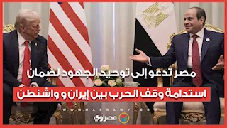 مصر تدعو إلى توحيد الجهود  لضمان استدامة وقف إطلاق النار بين إيران وواشنطن