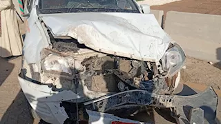 "العربية اطبقت".. 19 مصابًا في انقلاب ربع نقل بطريق أسيوط الزراعي