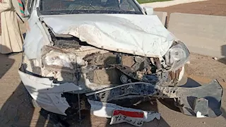 بالأسماء.. 19 مصابًا في انقلاب ربع نقل بطريق أسيوط الزراعي