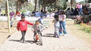 بالصور.. إقبال كثيف من الأسر على الحديقة الدولية في احتفالات شم النسيم 2026