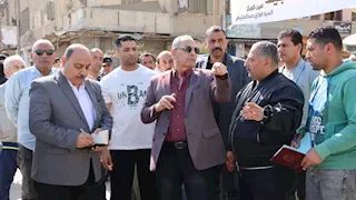 محافظ الإسماعيلية يوجه بحل مشكلات الصرف والإشغالات  بأبوصوير والواصفية ومدينة المستقبل