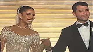 عمرو سعد وكريم عبدالعزيز وباسم سمرة بحفل زفاف ابنة محمد السعدي- صور 