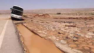 لجنة حصر سيول جنوب سيناء تعلن تضرر أراضي 6 مزارعين بوادي سعال -صور