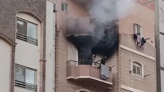مصرع شاب وإصابة اثنين آخرين في حريق شقة سكنية بكفر الشيخ