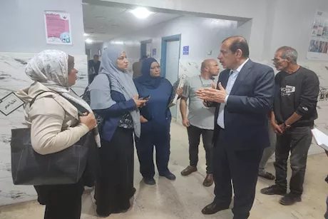 نائب وزير الصحة يزور مستشفى 6 أكتوبر ويحيل المقصرين للتحقيق