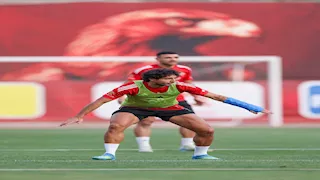 ‎"اجتماع توروب وفقرات بدنية".. الأهلي يواصل تدريباته استعدادا لمواجهة بيراميدز بالدوري