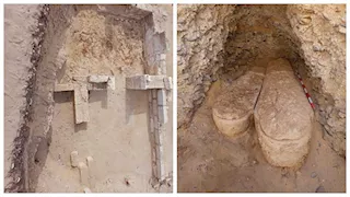 ذهب في الفم ونصوص طروادة.. ماذا وجد الأثريون داخل مقابر "البهنسا" بالمنيا؟