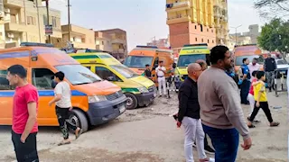 ارتفاع عدد مصابي حريق مصنع مفروشات بالمحلة إلى 22 شخصًا