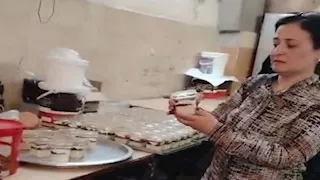 حملة تموينية بالفيوم تضبط مصنع حلويات ألبان يعمل بدون ترخيص (صور)